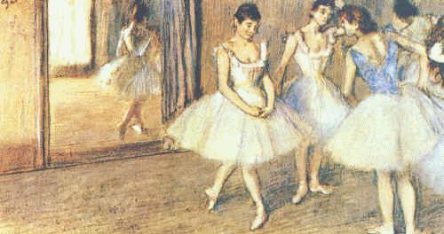 Edgar Degas Dance Greenroom Norge oil painting art